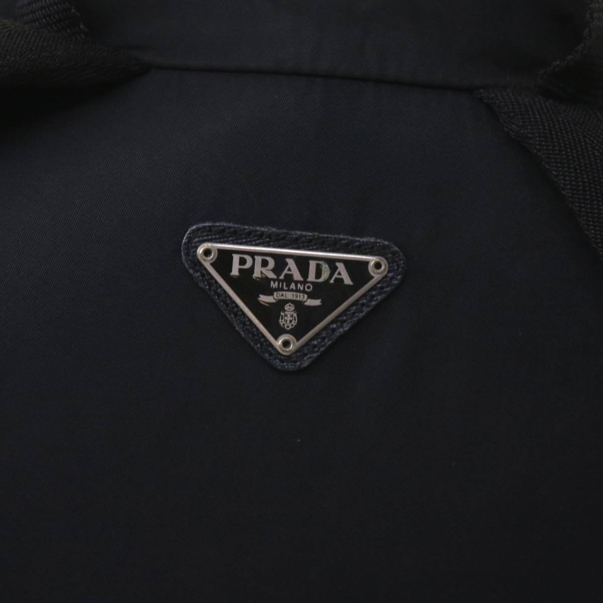 PRADA Backpack Nylon Black Auth yk11052