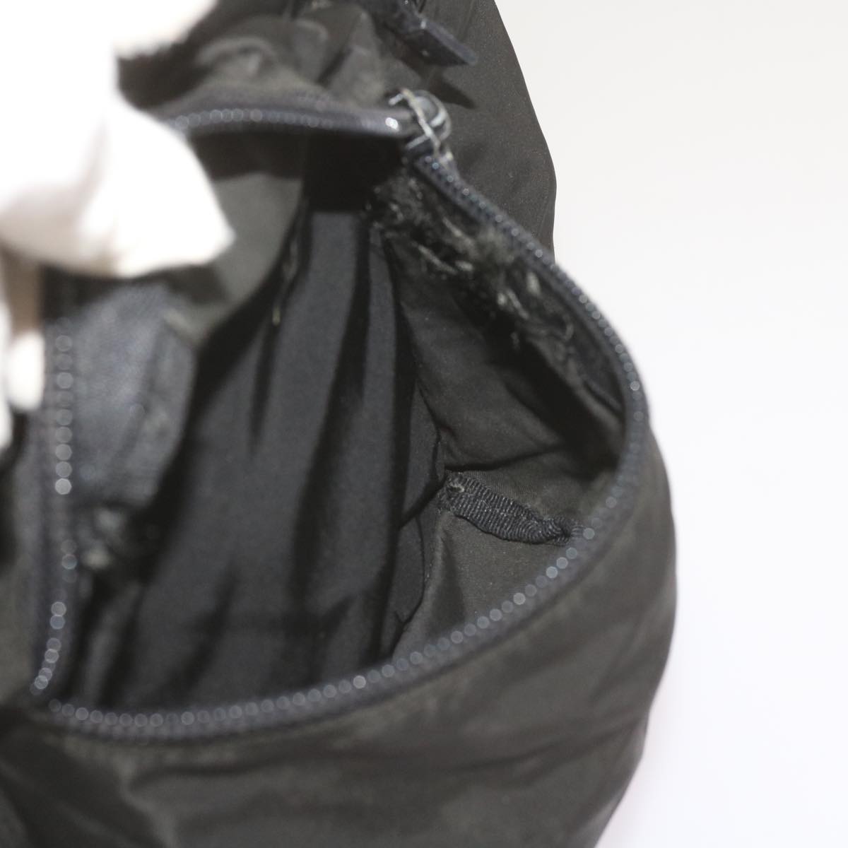 PRADA Backpack Nylon Black Auth yk11052