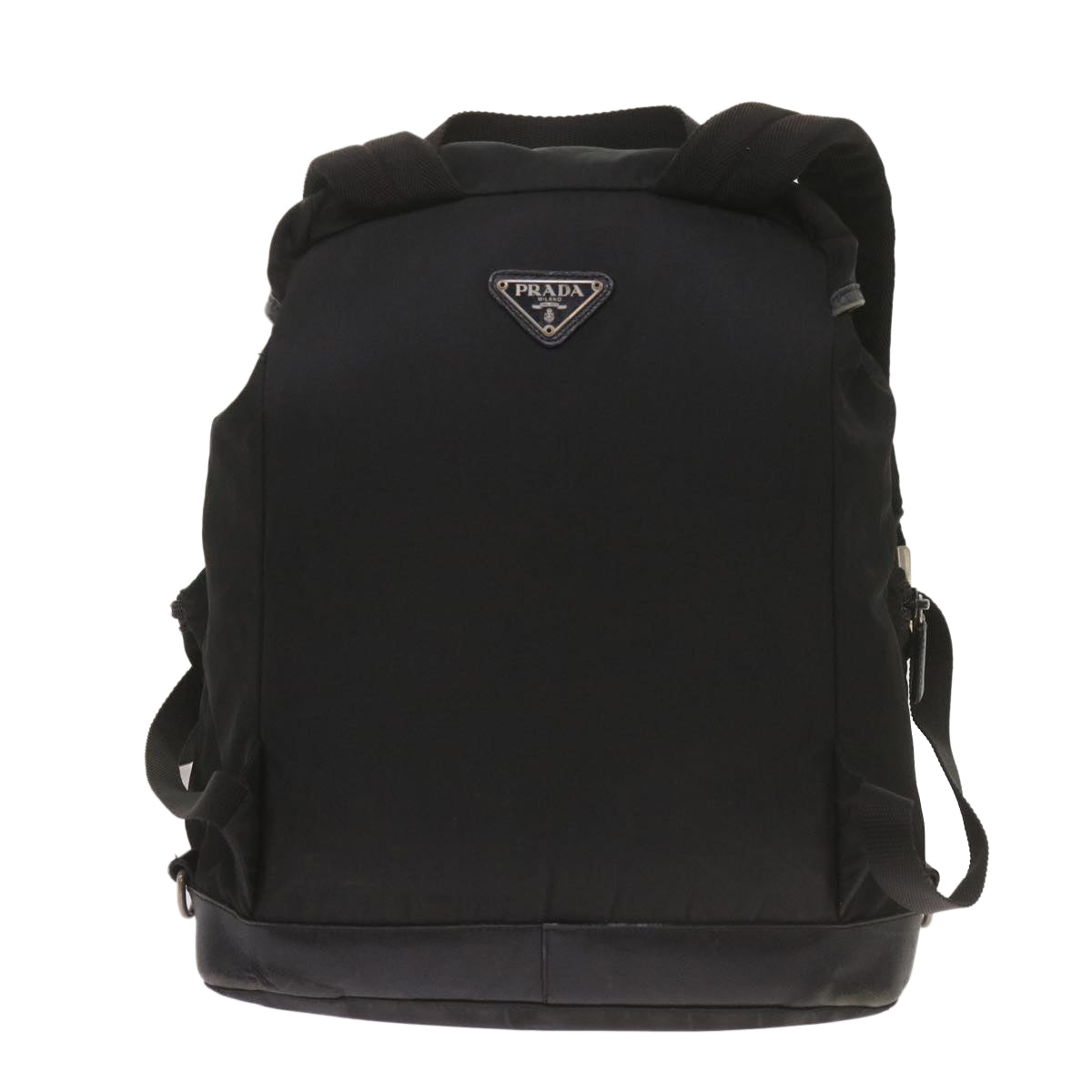 PRADA Backpack Nylon Black Auth yk11052