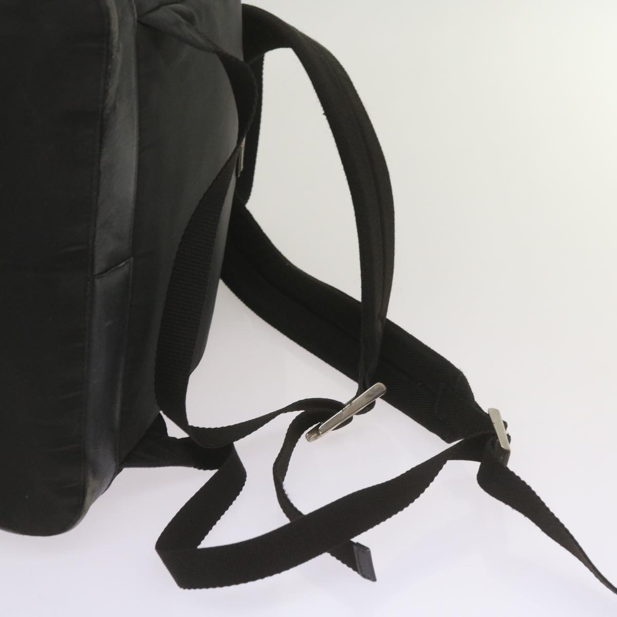 PRADA Backpack Nylon Black Auth yk11052