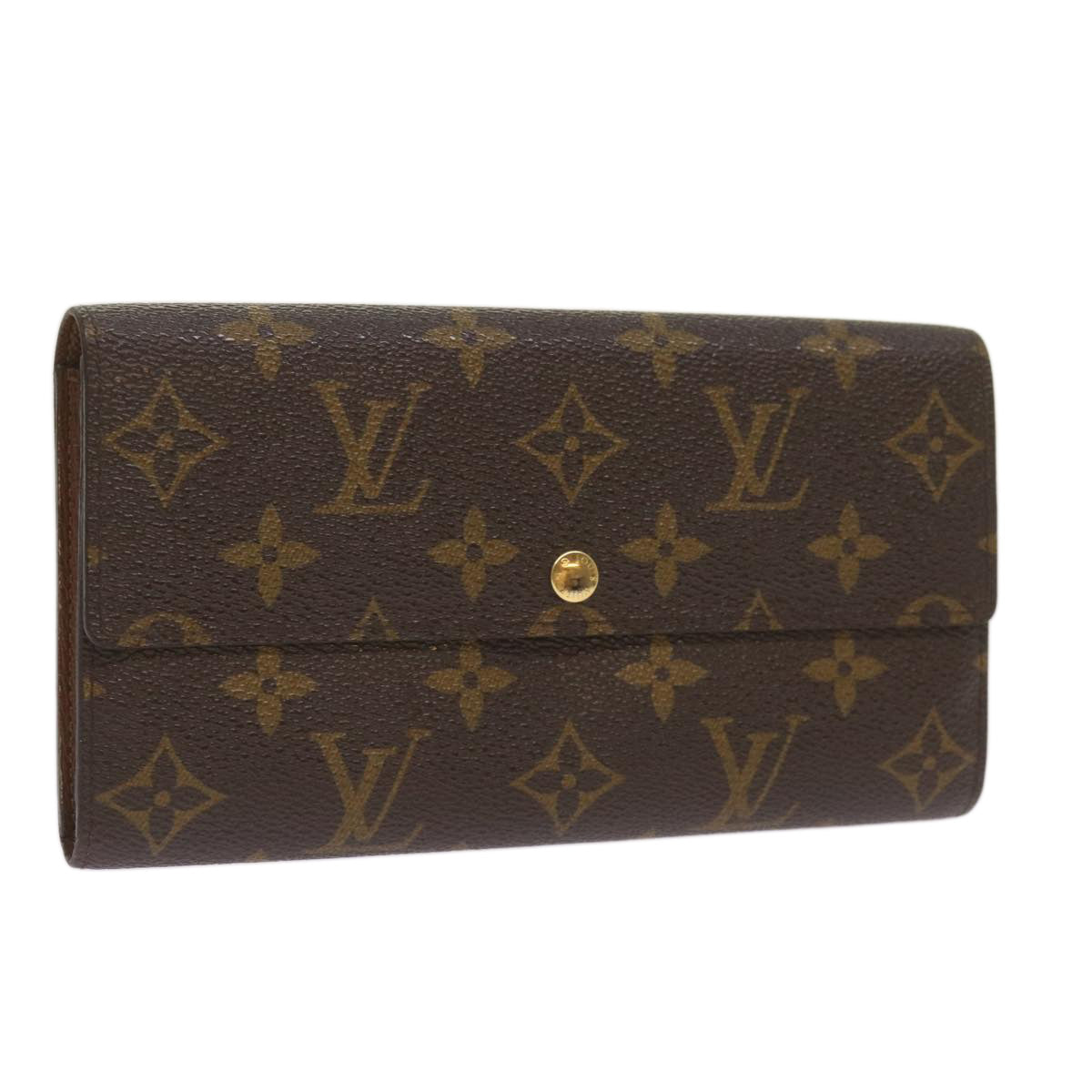 LOUIS VUITTON Monogram Portefeuille Sarah Long Wallet M60531 LV Auth yk11076