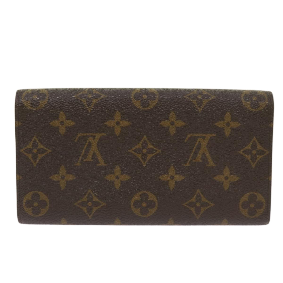 LOUIS VUITTON Monogram Portefeuille Sarah Long Wallet M60531 LV Auth yk11076