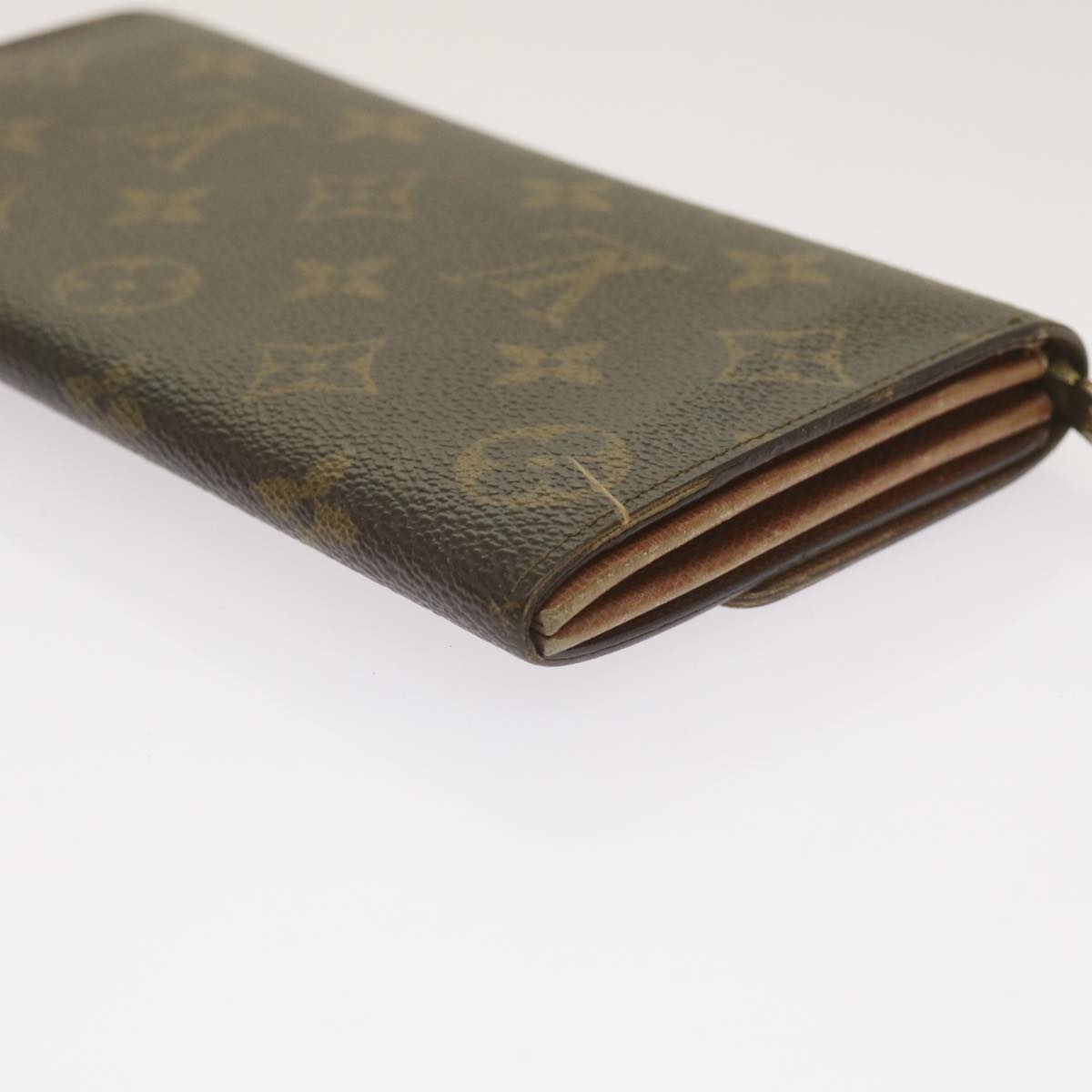 LOUIS VUITTON Monogram Pochette Porte Monnaie Credit Wallet M61725 Auth yk11133