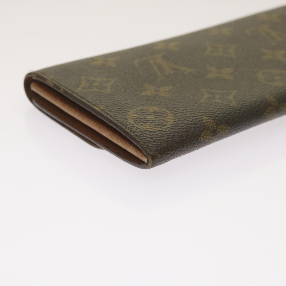 LOUIS VUITTON Monogram Pochette Porte Monnaie Credit Wallet M61725 Auth yk11133