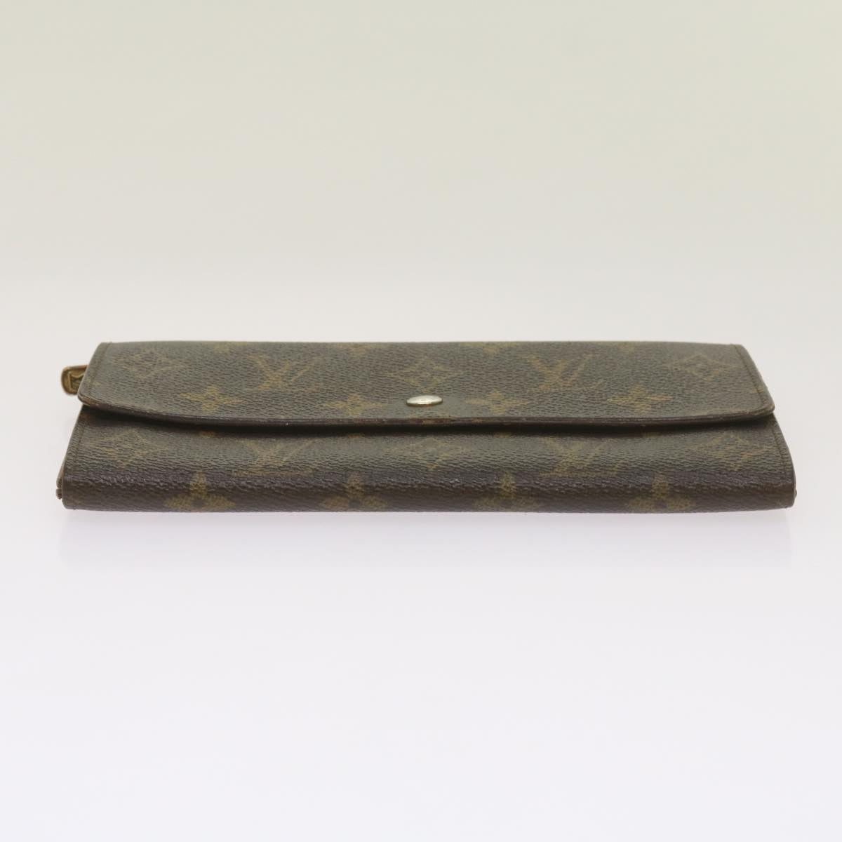 LOUIS VUITTON Monogram Pochette Porte Monnaie Credit Wallet M61725 Auth yk11133