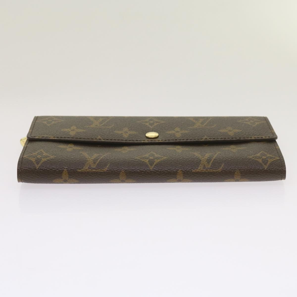 LOUIS VUITTON Monogram Pochette Porte Monnaie Credit Wallet M61725 Auth yk11162