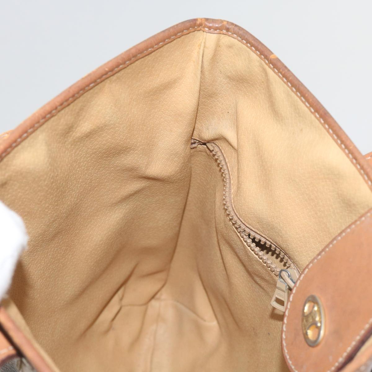 CELINE Macadam Canvas Tote Bag PVC Brown Auth yk11272