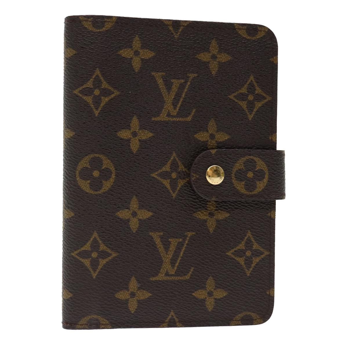 LOUIS VUITTON Monogram Porto Papie Zip Wallet M61207 LV Auth yk11308