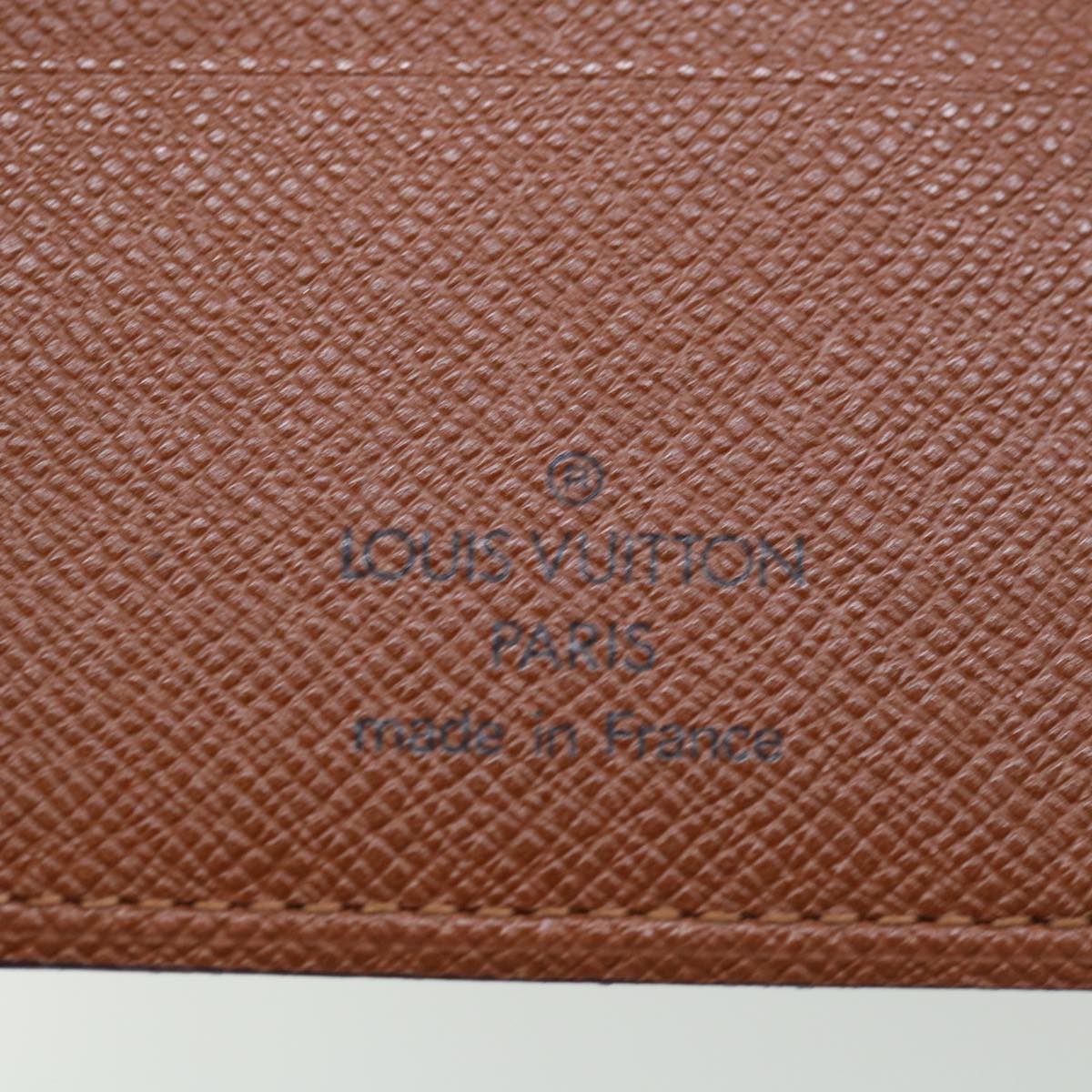 LOUIS VUITTON Monogram Porto Papie Zip Wallet M61207 LV Auth yk11308