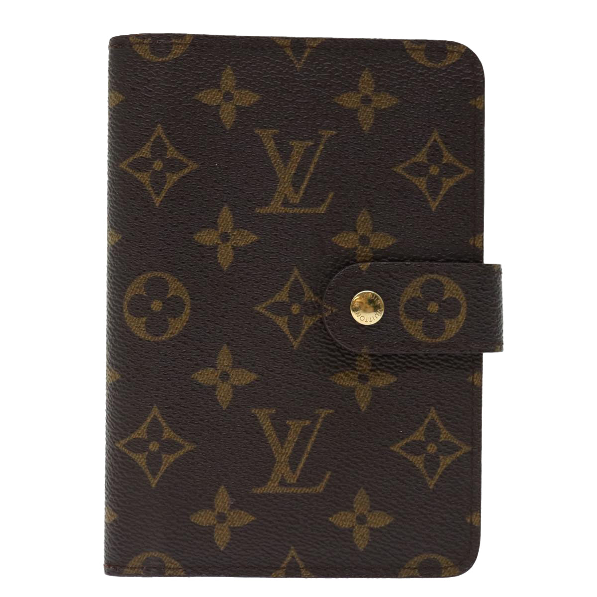 LOUIS VUITTON Monogram Porto Papie Zip Wallet M61207 LV Auth yk11308