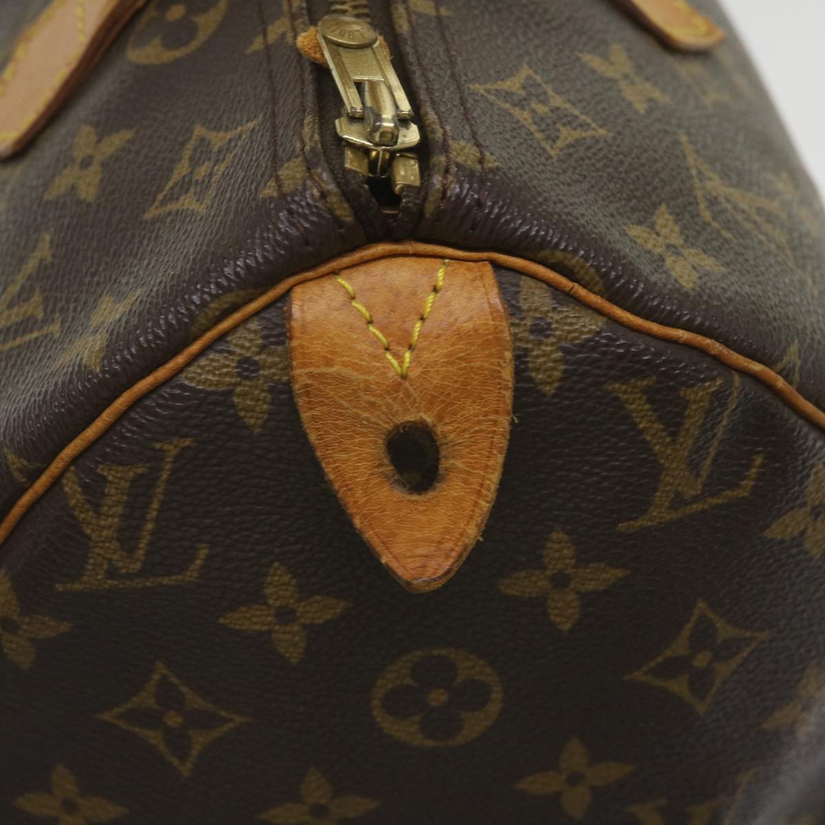 LOUIS VUITTON Monogram Speedy 30 Hand Bag M41526 LV Auth yk11339