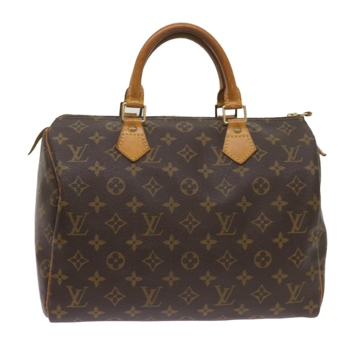 LOUIS VUITTON Monogram Speedy 30 Hand Bag M41526 LV Auth yk11339