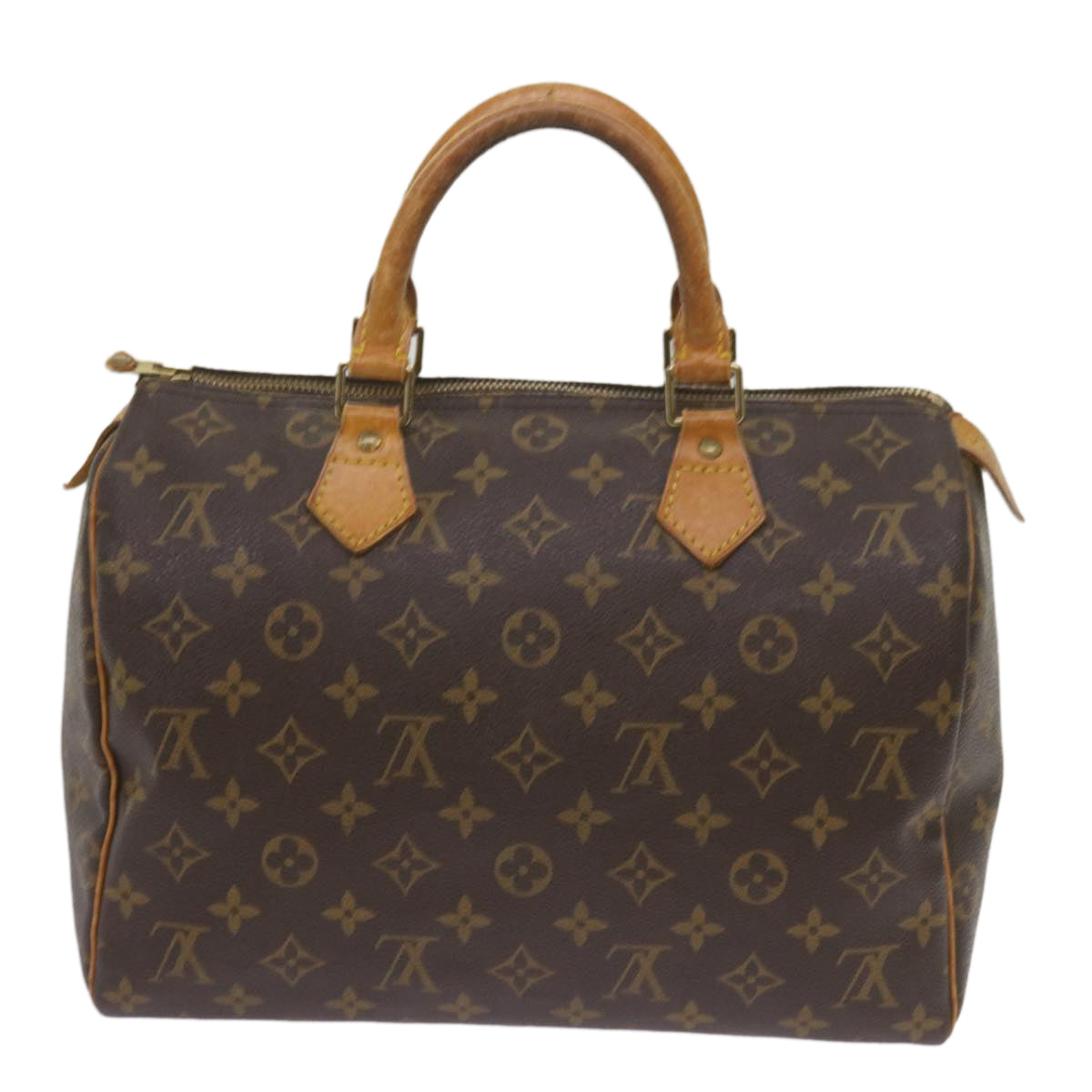 LOUIS VUITTON Monogram Speedy 30 Hand Bag M41526 LV Auth yk11339