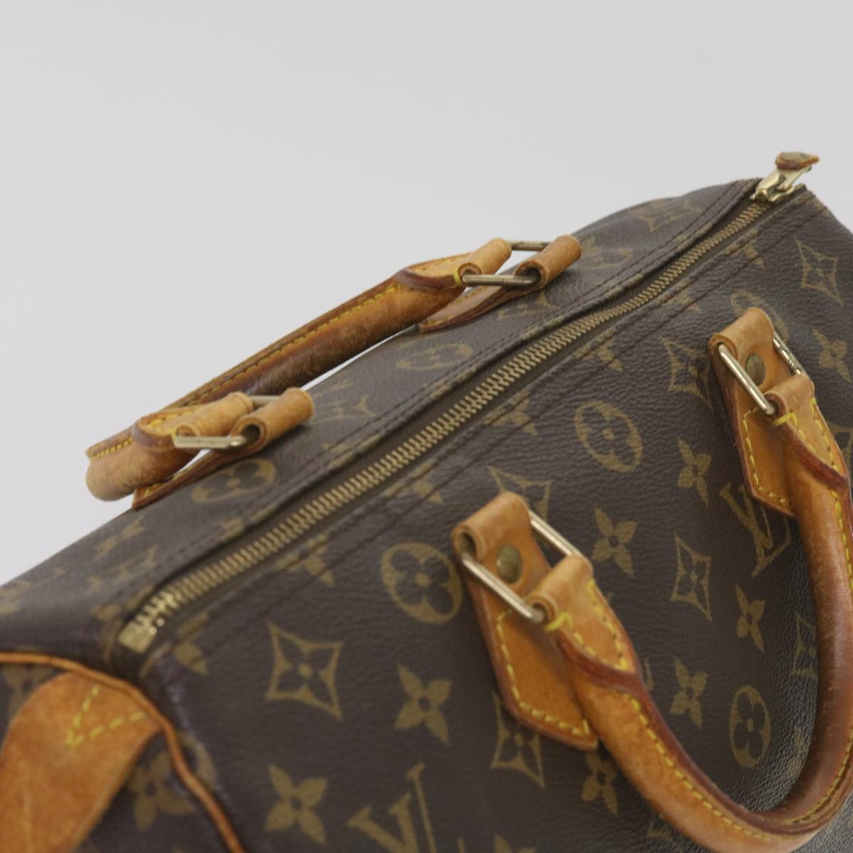 LOUIS VUITTON Monogram Speedy 30 Hand Bag M41526 LV Auth yk11339