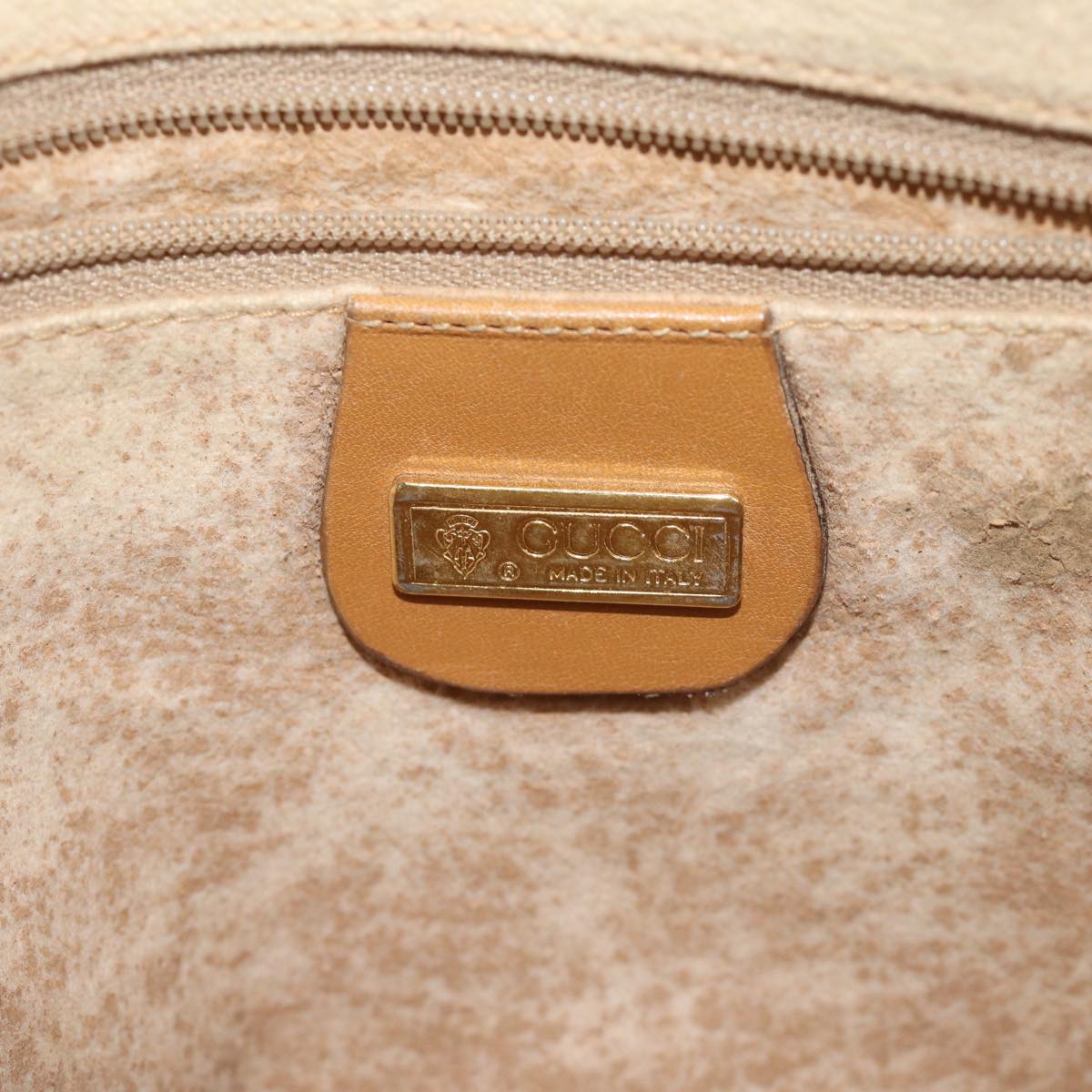 GUCCI Micro GG Supreme Shoulder Bag PVC Beige 007 115 4916 Auth yk11485