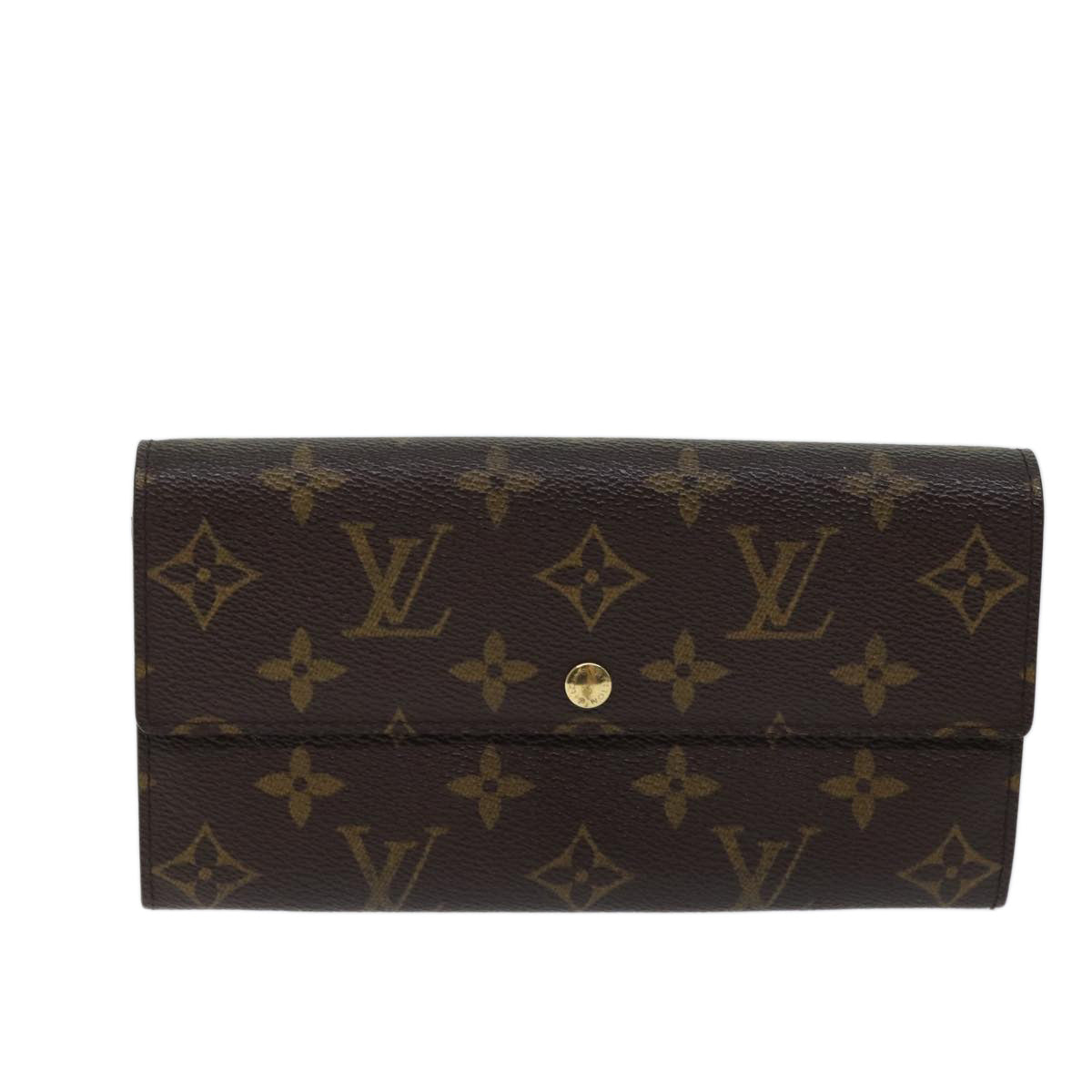 LOUIS VUITTON Monogram Pochette Porte Monnaie Credit Wallet M61725 Auth yk11522