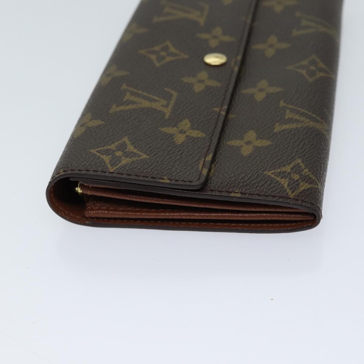 LOUIS VUITTON Monogram Pochette Porte Monnaie Credit Wallet M61725 Auth yk11522