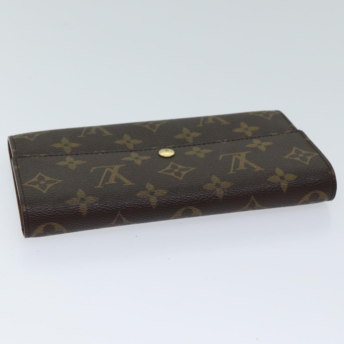 LOUIS VUITTON Monogram Pochette Porte Monnaie Credit Wallet M61725 Auth yk11522