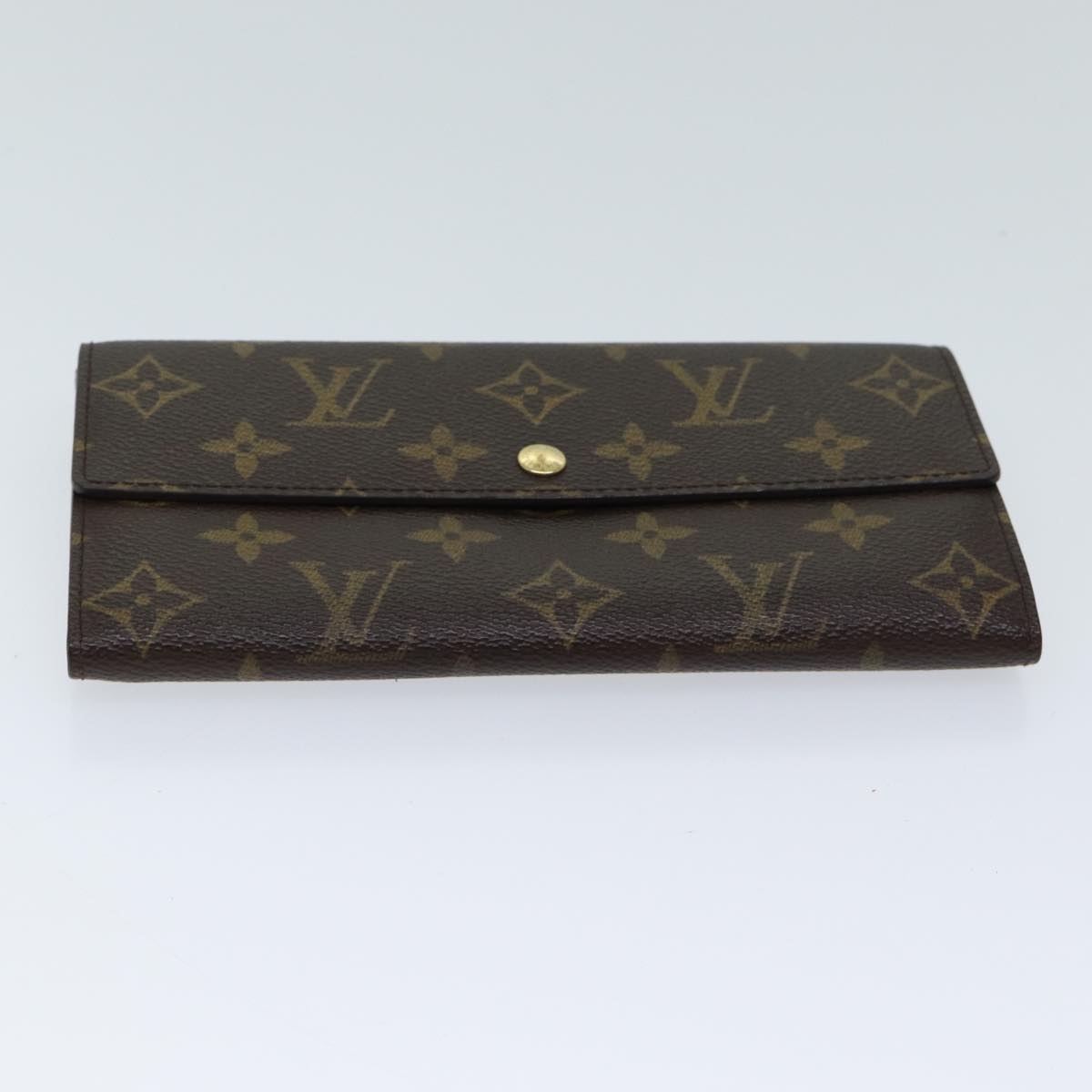 LOUIS VUITTON Monogram Pochette Porte Monnaie Credit Wallet M61725 Auth yk11522