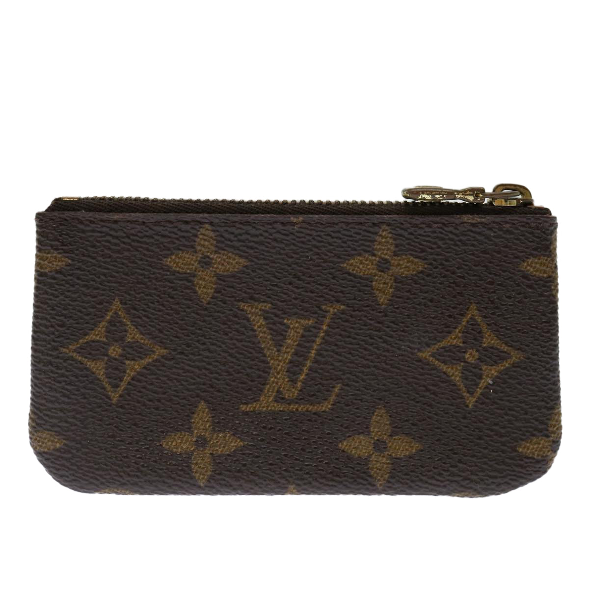 LOUIS VUITTON Monogram Pochette Cles Coin Purse M62650 LV Auth yk11557