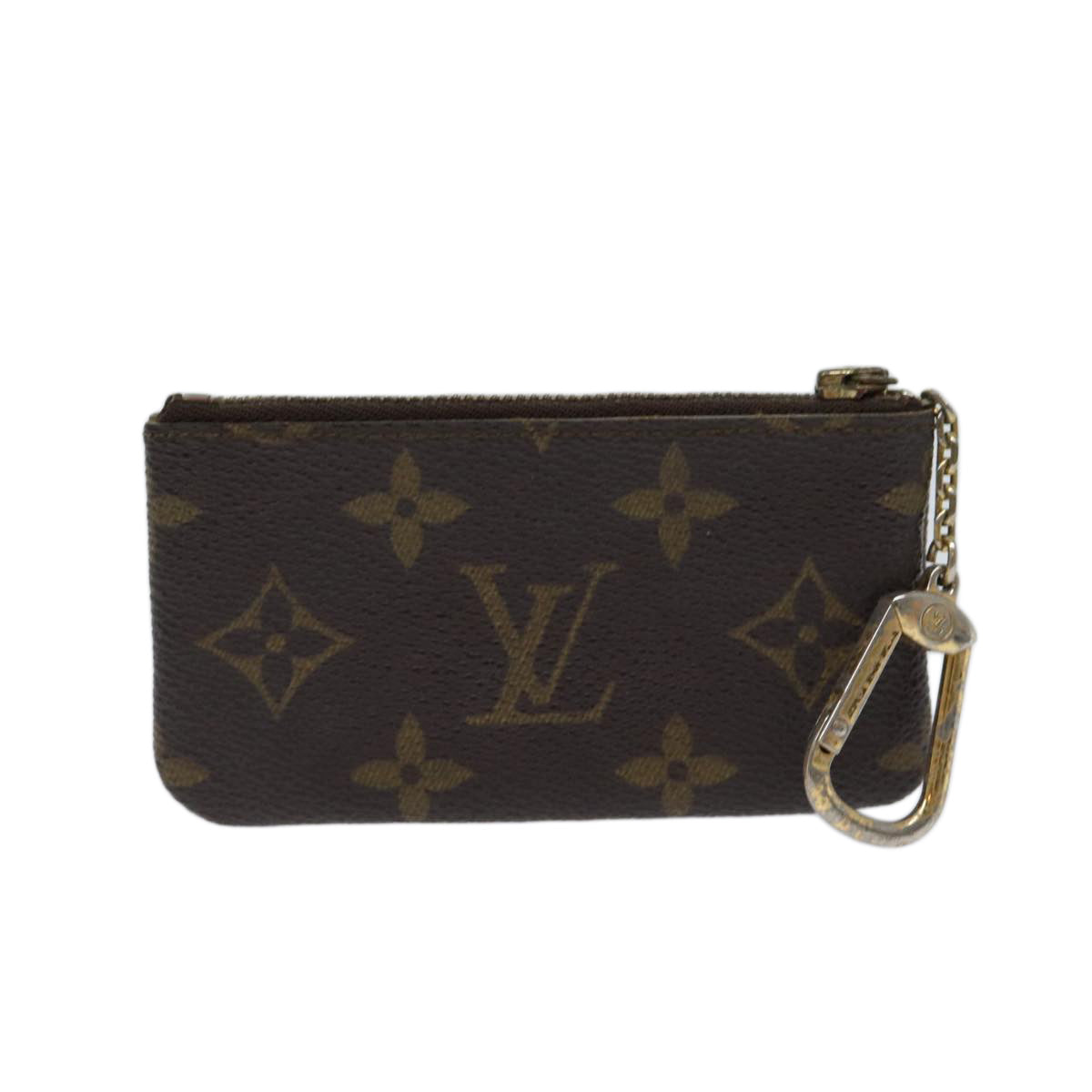 LOUIS VUITTON Monogram Pochette Cles Coin Purse M62650 LV Auth yk11566