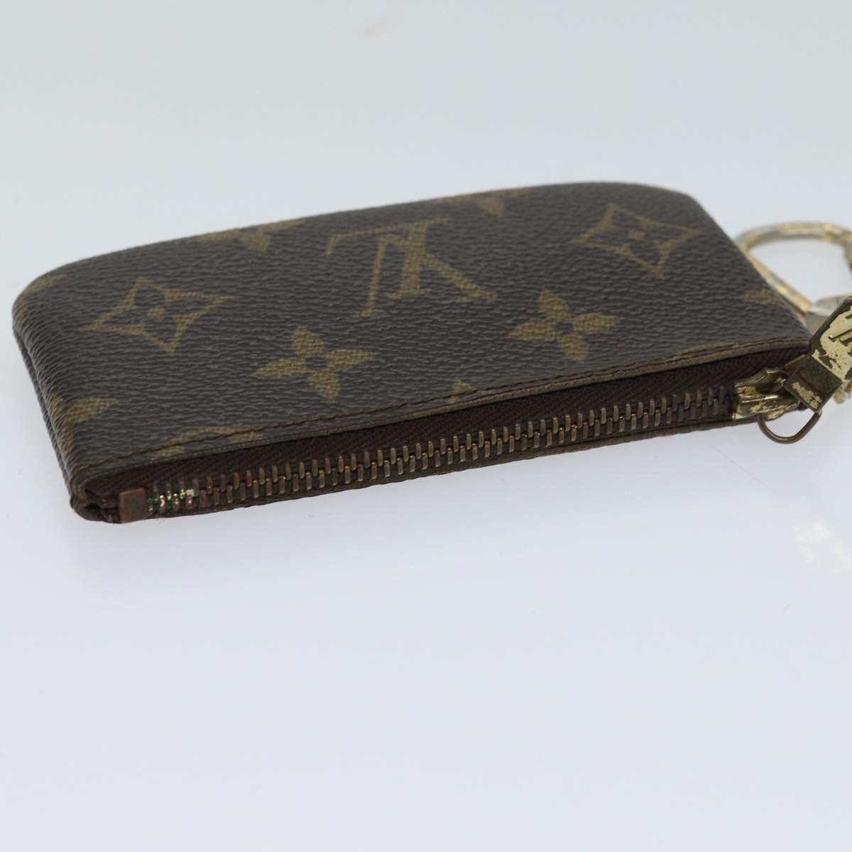 LOUIS VUITTON Monogram Pochette Cles Coin Purse M62650 LV Auth yk11566