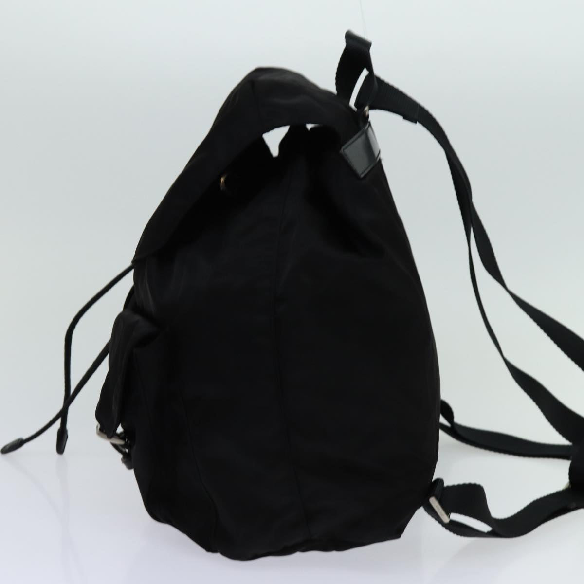 PRADA Backpack Nylon Black Auth yk11654