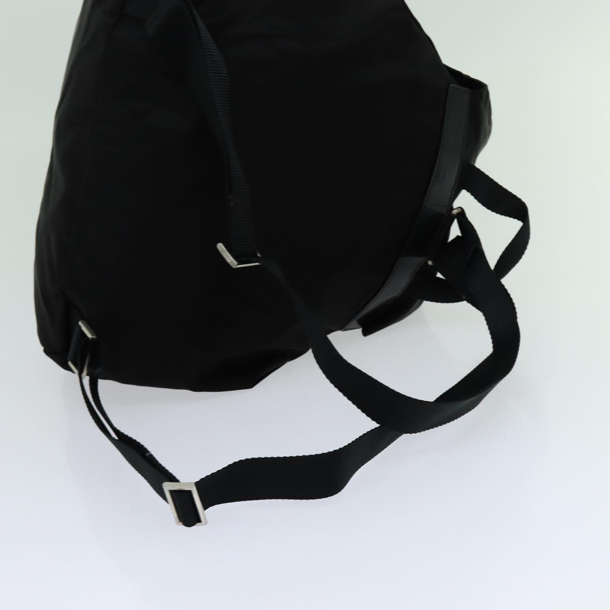 PRADA Backpack Nylon Black Auth yk11654