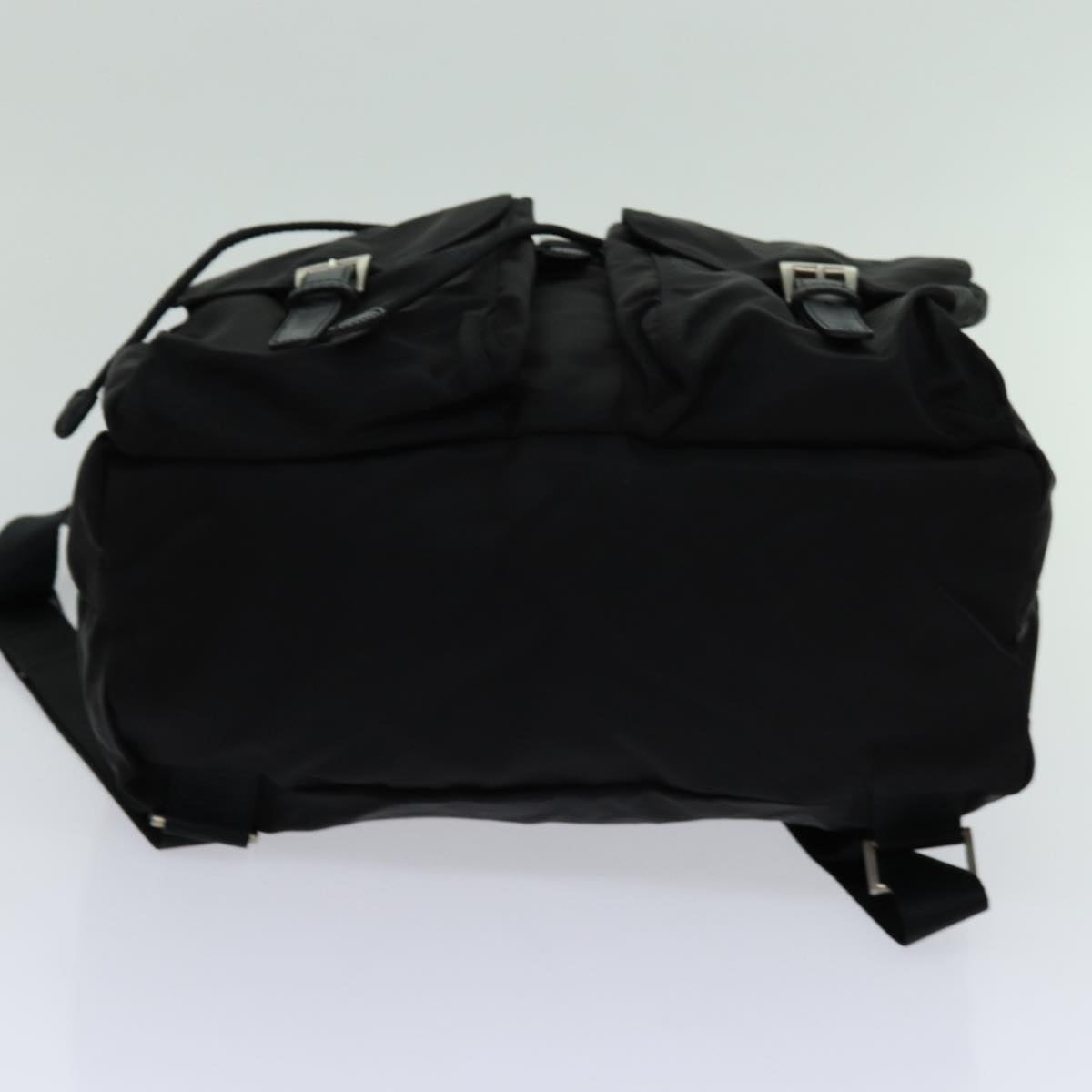 PRADA Backpack Nylon Black Auth yk11654