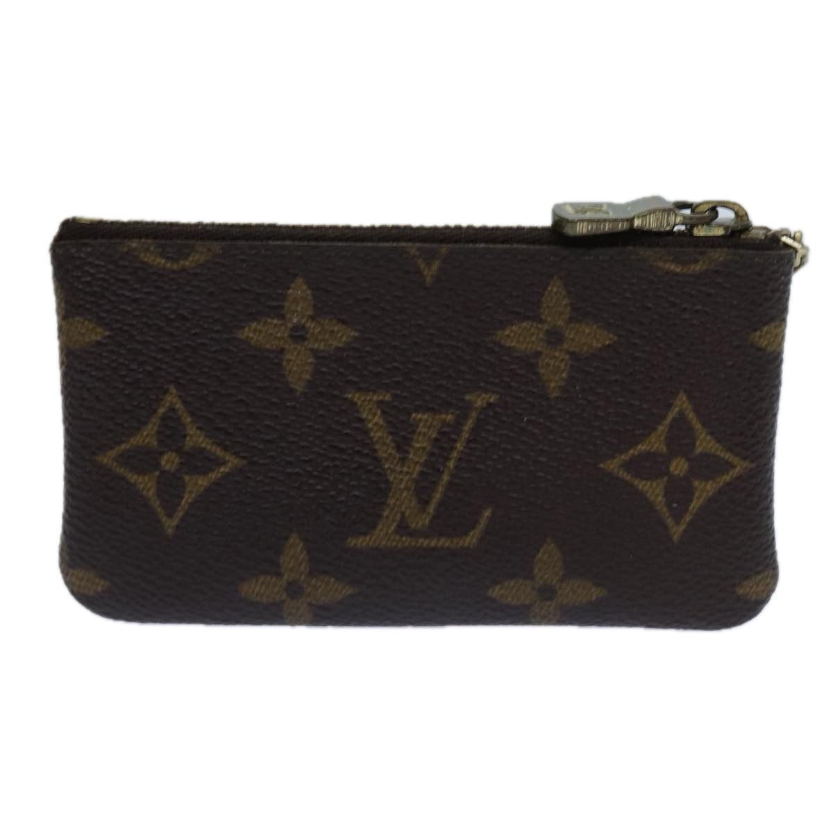 LOUIS VUITTON Monogram Pochette Cles Coin Purse M62650 LV Auth yk11821