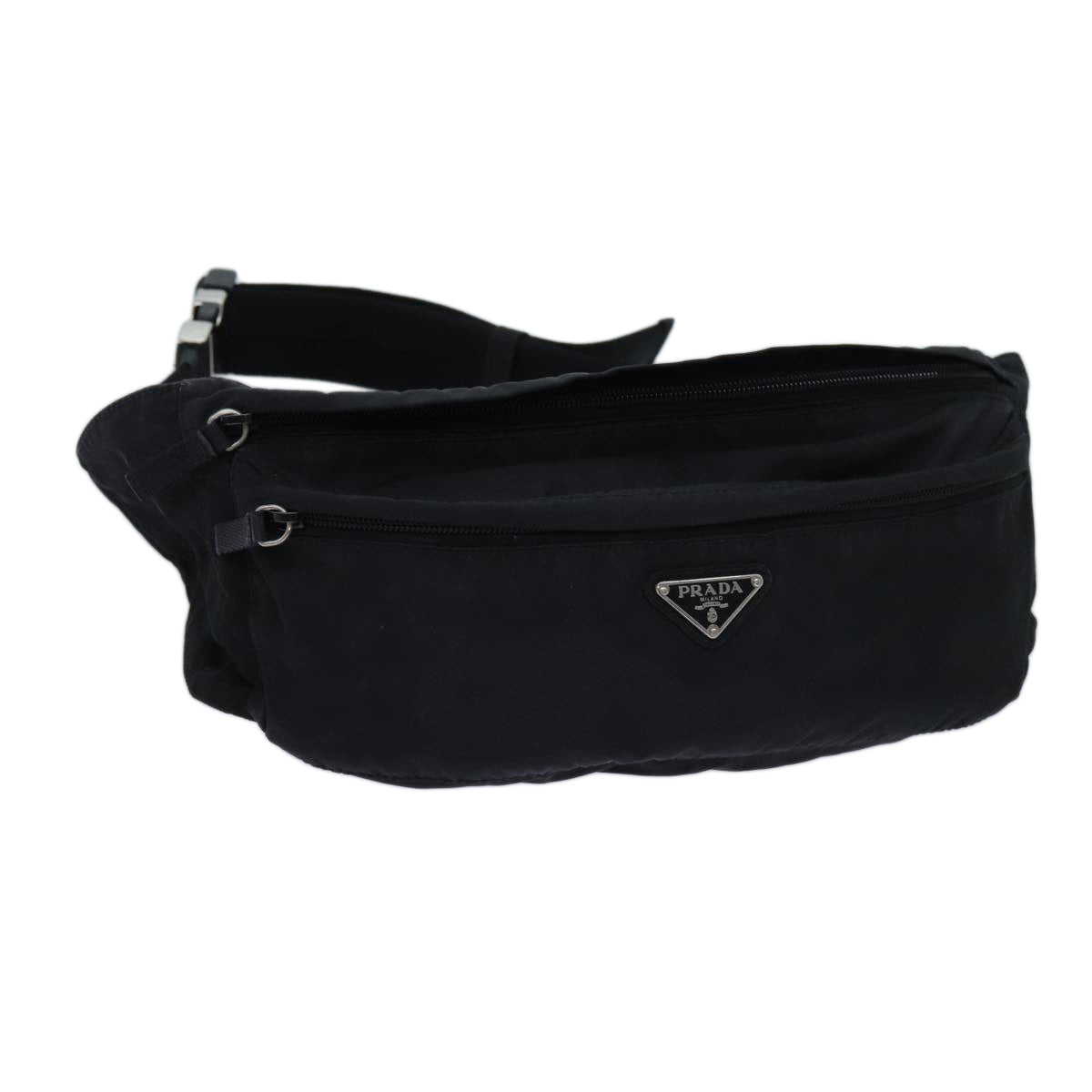 PRADA Body Bag Nylon Black Auth yk11834