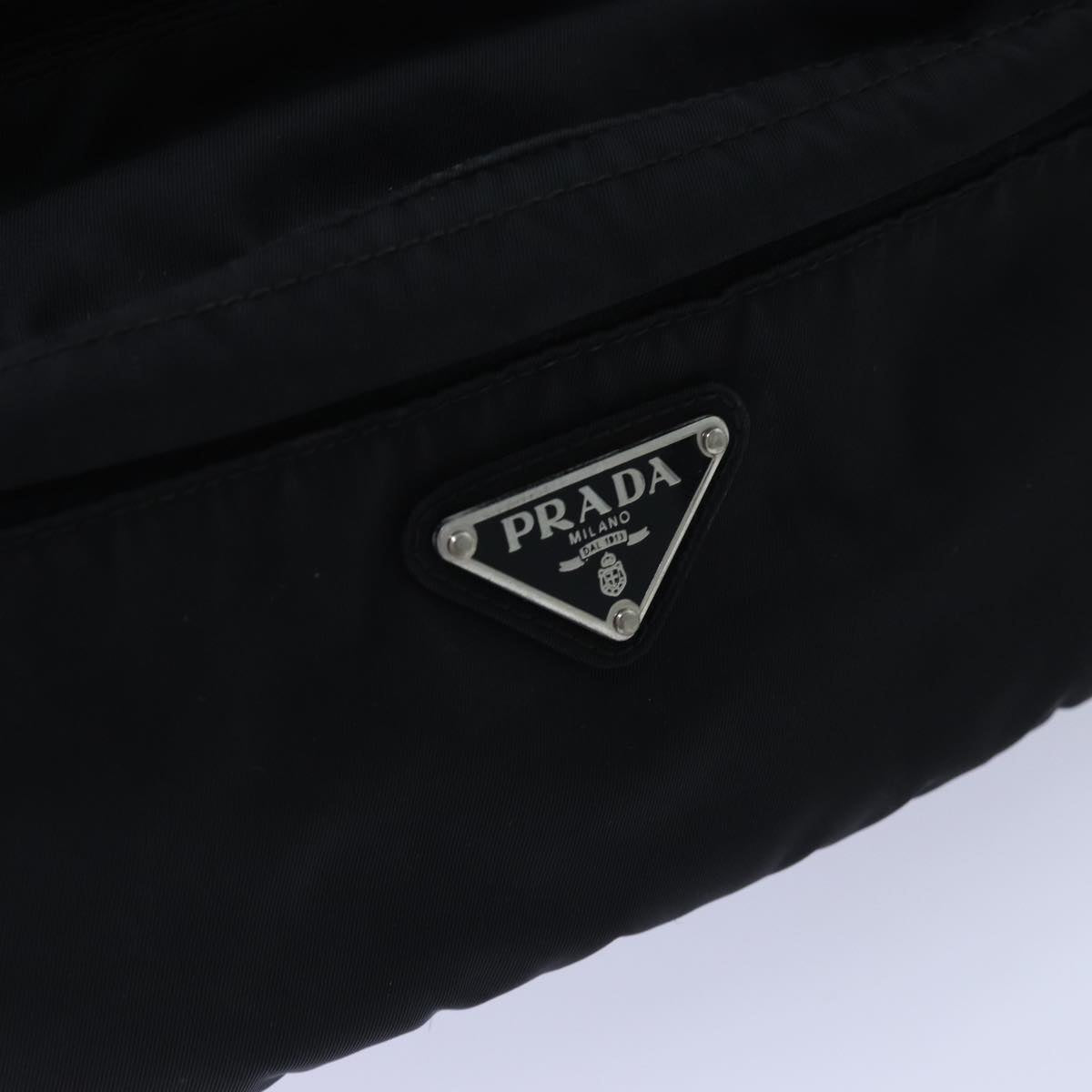 PRADA Body Bag Nylon Black Auth yk11834