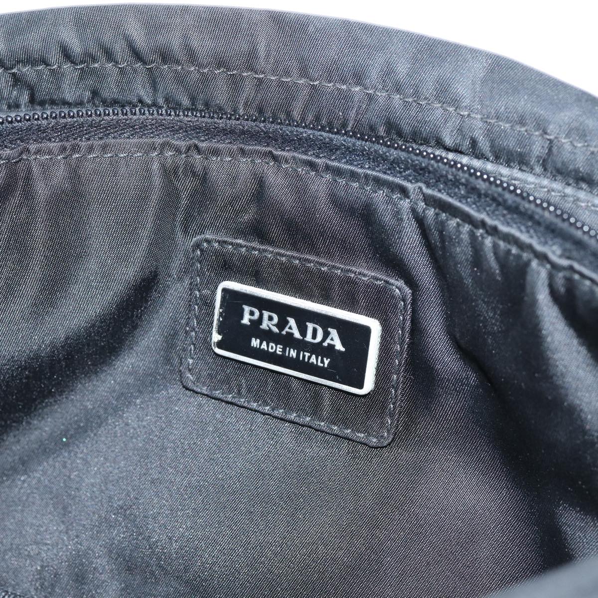 PRADA Body Bag Nylon Black Auth yk11834