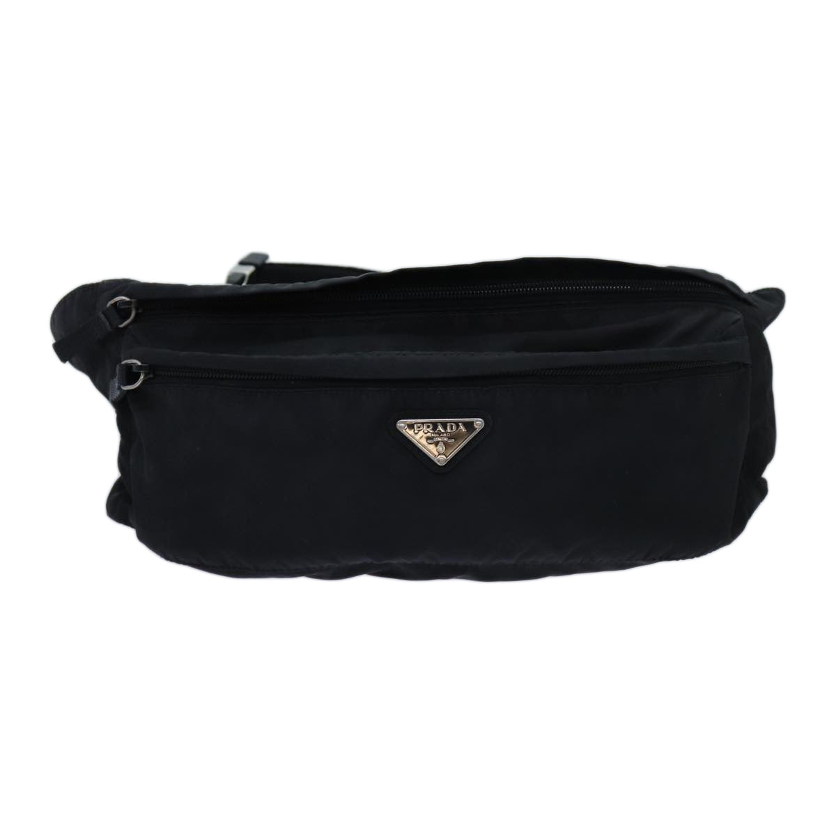 PRADA Body Bag Nylon Black Auth yk11834