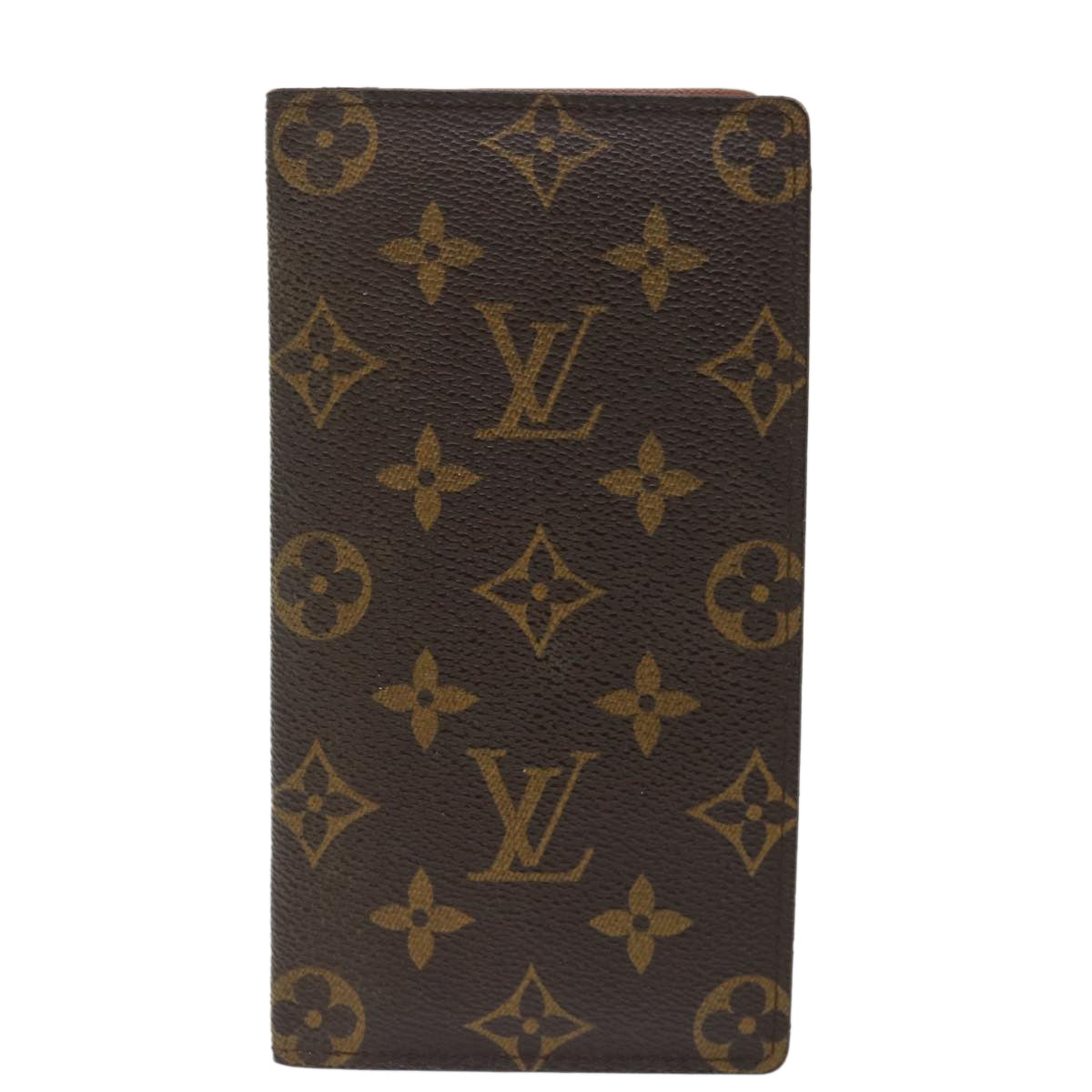 LOUIS VUITTON Monogram Porte Valeurs Cartes Credit Wallet M61823 LV Auth yk11848