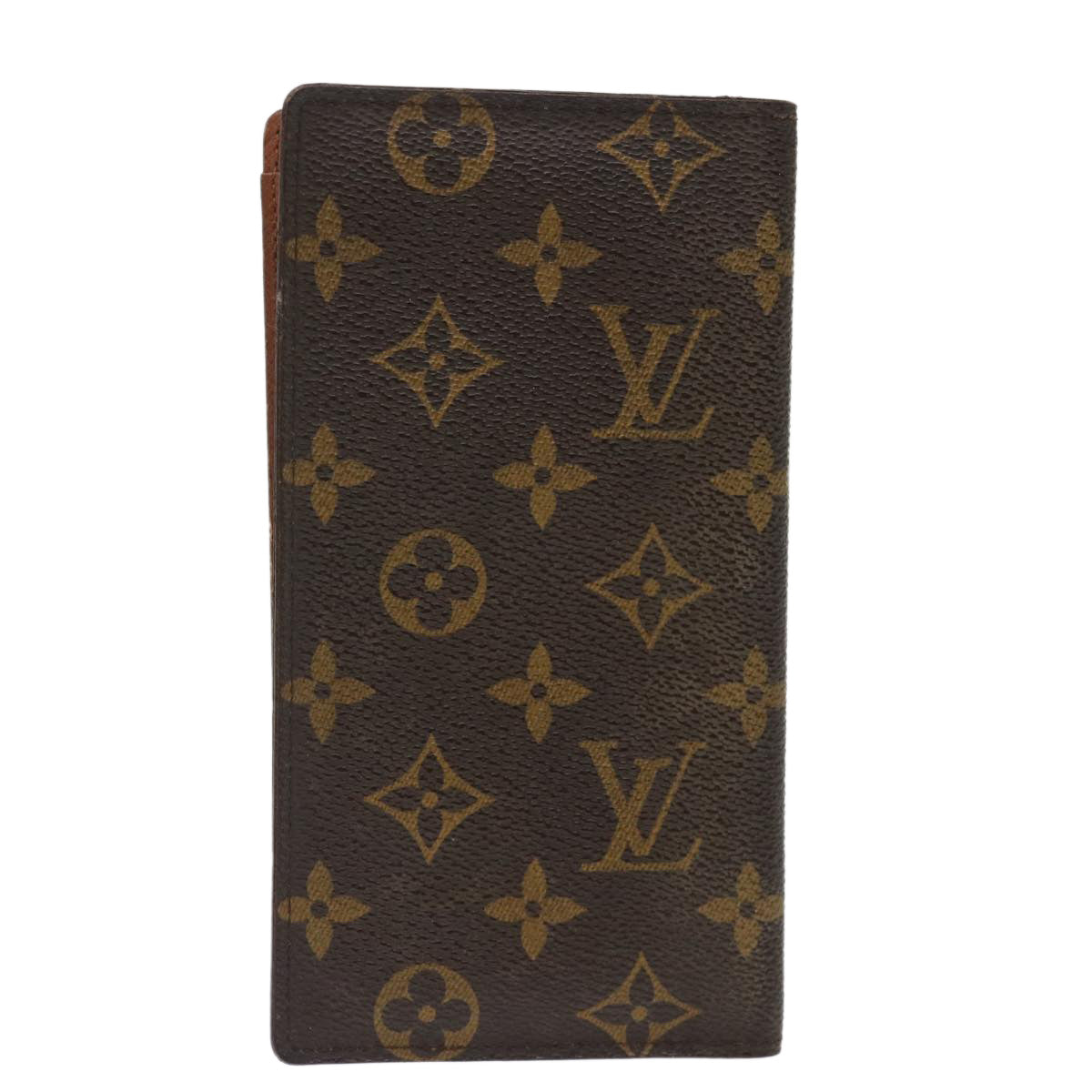 LOUIS VUITTON Monogram Porte Valeurs Cartes Credit Wallet M61823 LV Auth yk11848