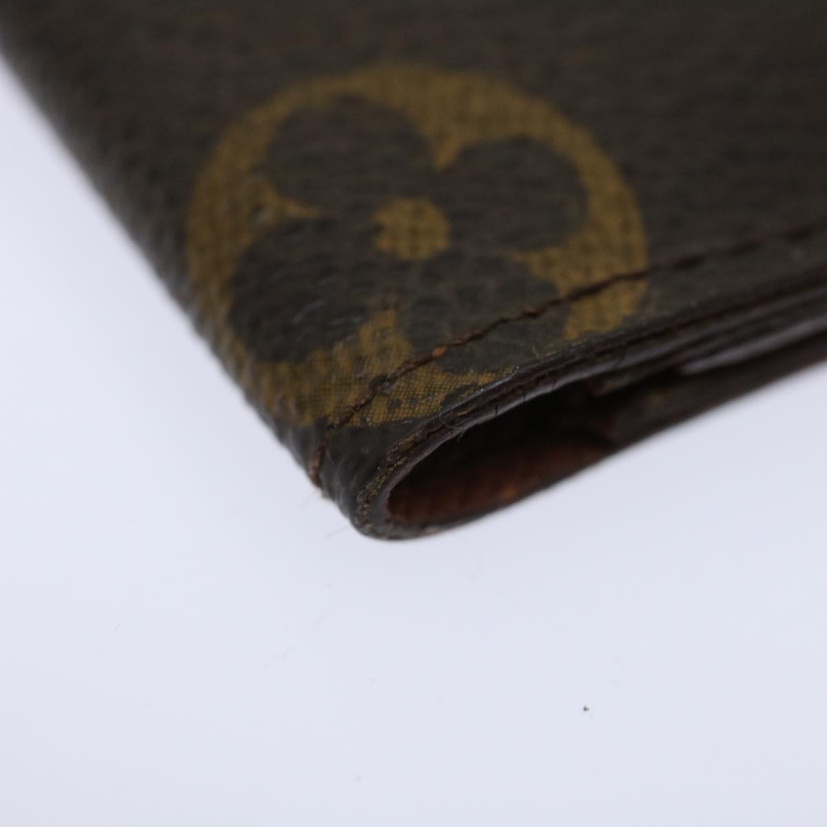 LOUIS VUITTON Monogram Porte Valeurs Cartes Credit Wallet M61823 LV Auth yk11848