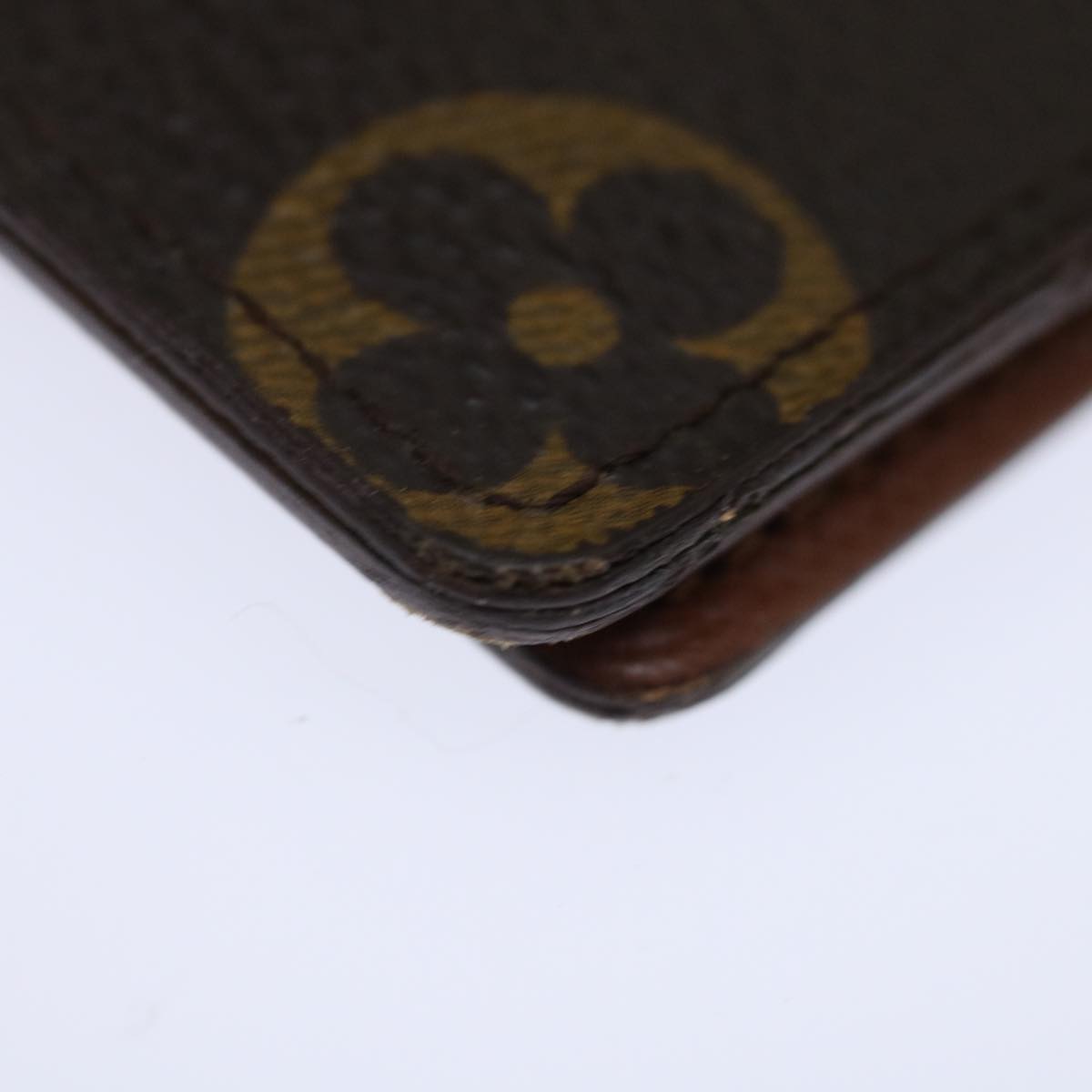 LOUIS VUITTON Monogram Porte Valeurs Cartes Credit Wallet M61823 LV Auth yk11848