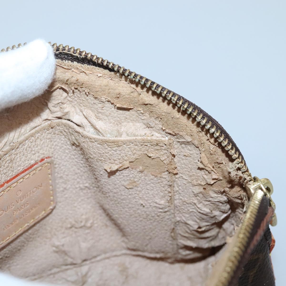 LOUIS VUITTON Monogram Pochette Cosmetic PM Cosmetic Pouch M47515 Auth yk11893