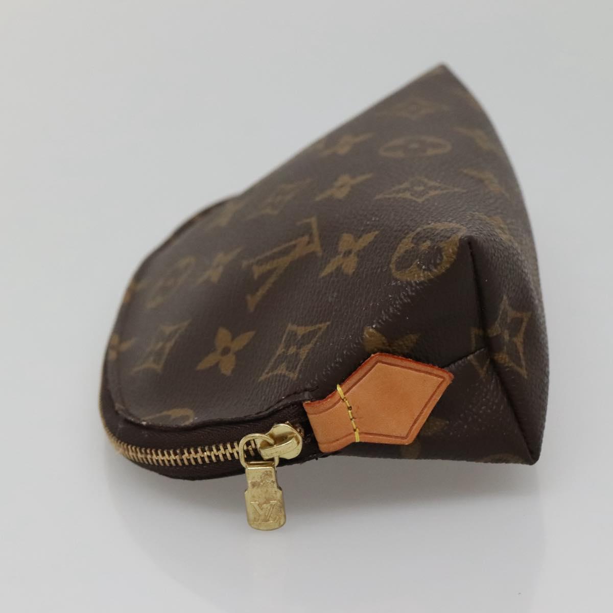 LOUIS VUITTON Monogram Pochette Cosmetic PM Cosmetic Pouch M47515 Auth yk11893