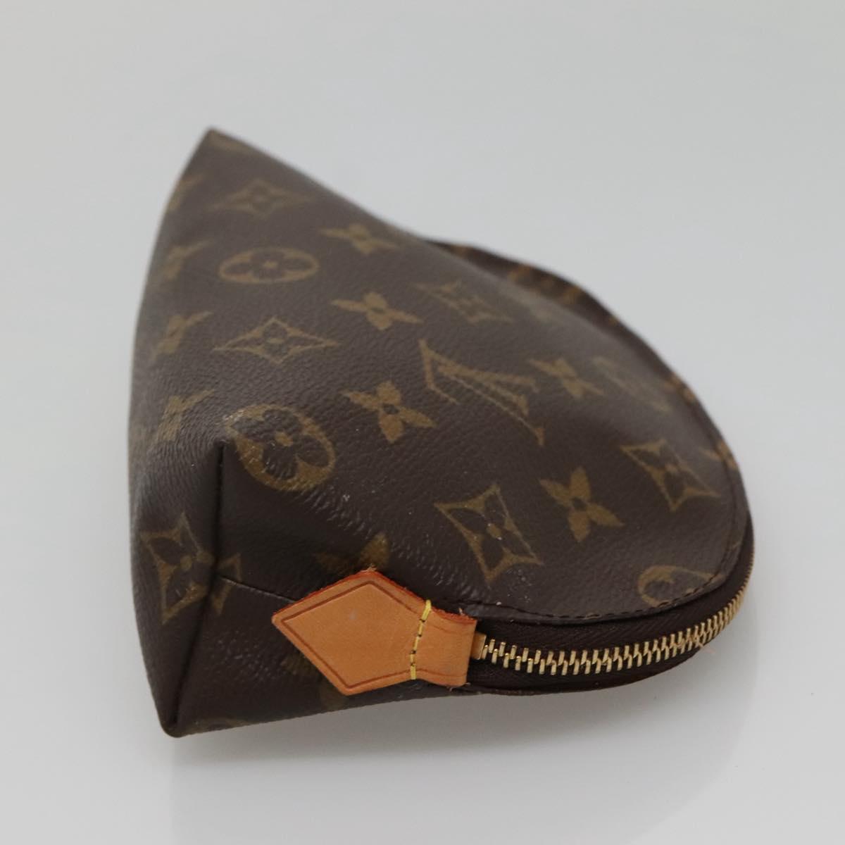 LOUIS VUITTON Monogram Pochette Cosmetic PM Cosmetic Pouch M47515 Auth yk11893