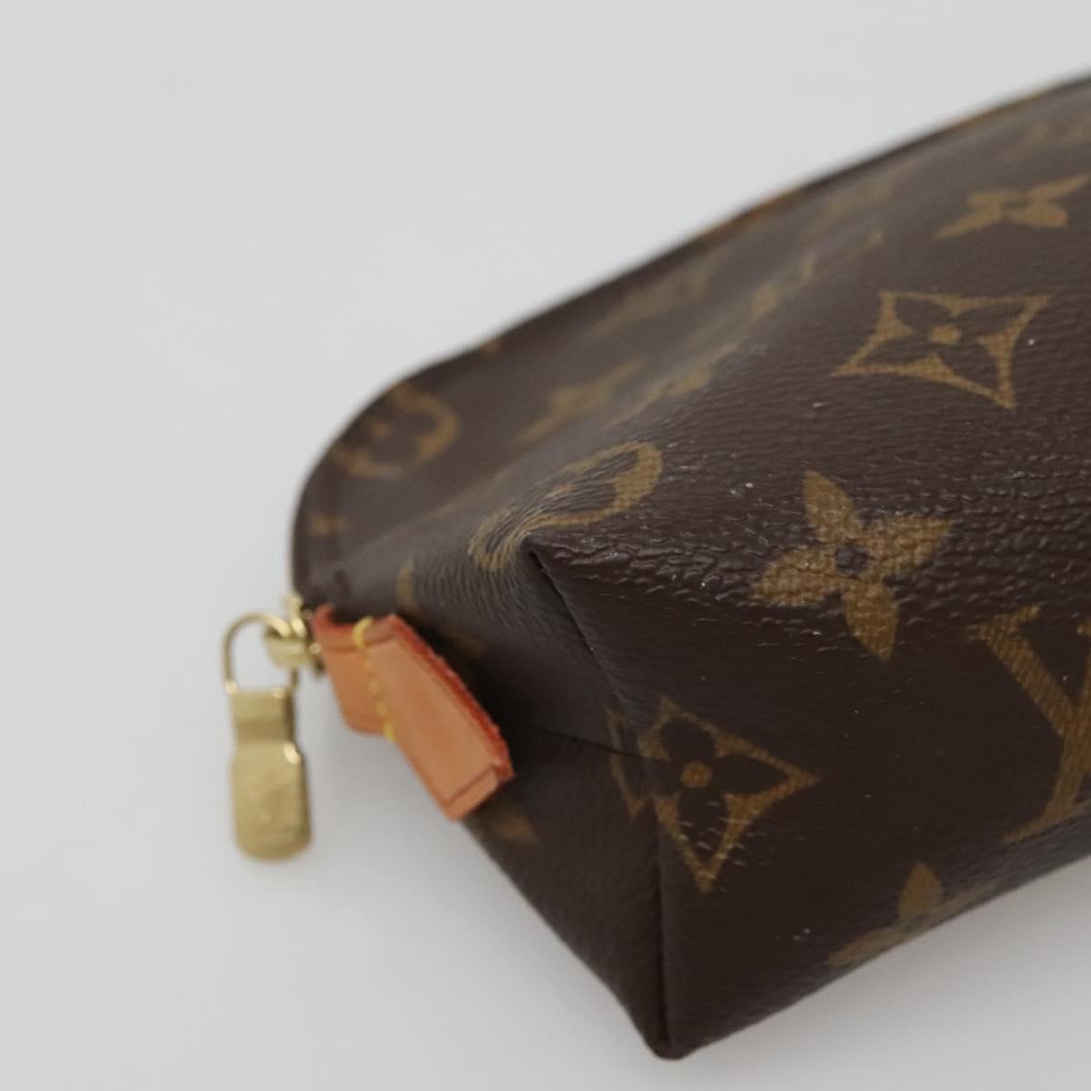 LOUIS VUITTON Monogram Pochette Cosmetic PM Cosmetic Pouch M47515 Auth yk11893