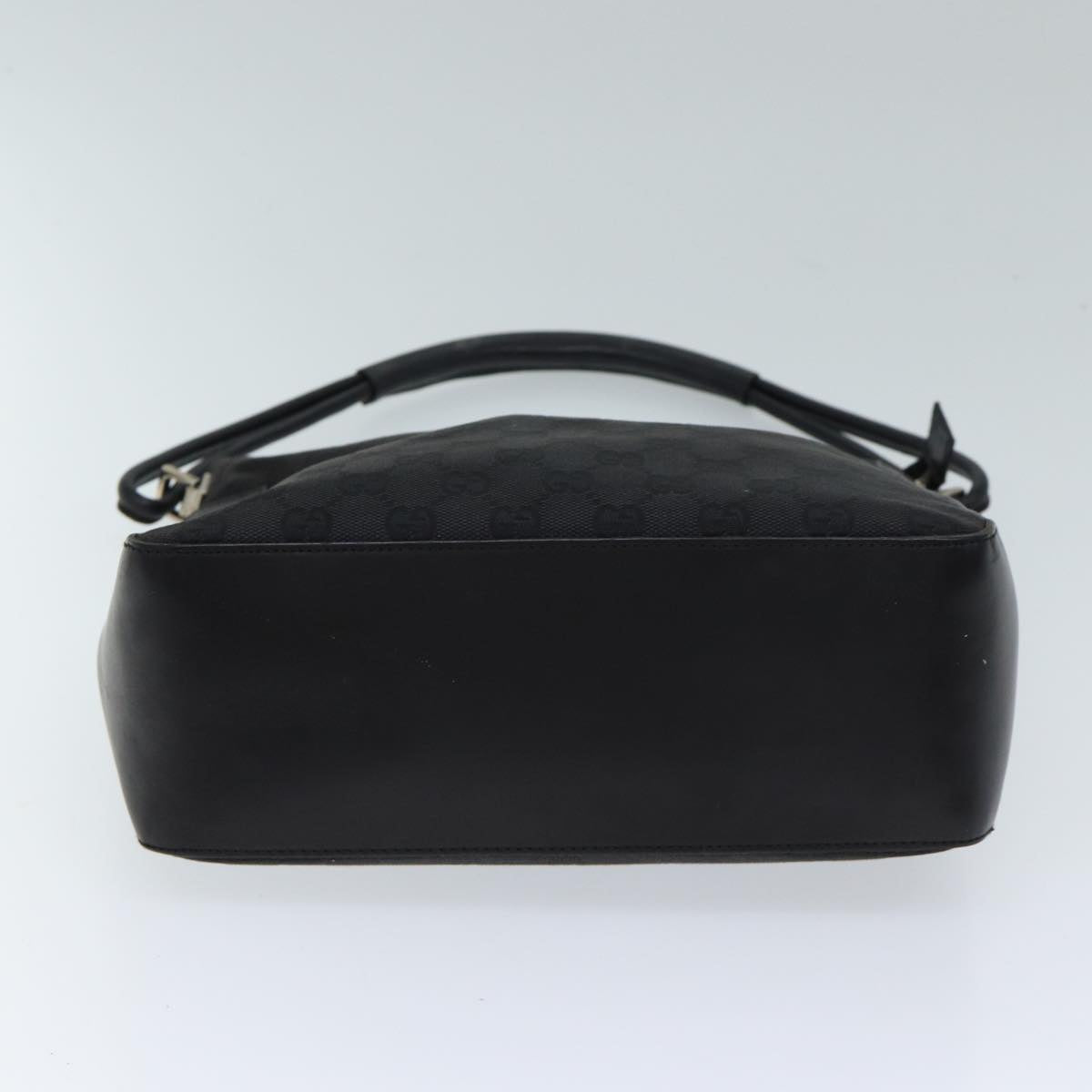 GUCCI GG Canvas Shoulder Bag Black 001 3766 Auth yk11968