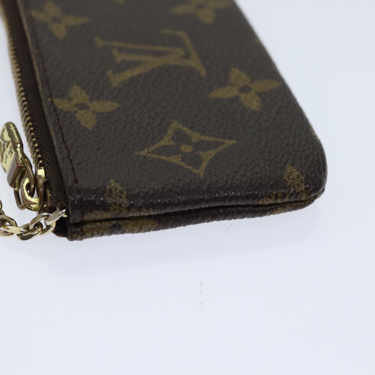 LOUIS VUITTON Monogram Pochette Cles Coin Purse M62650 LV Auth yk11981