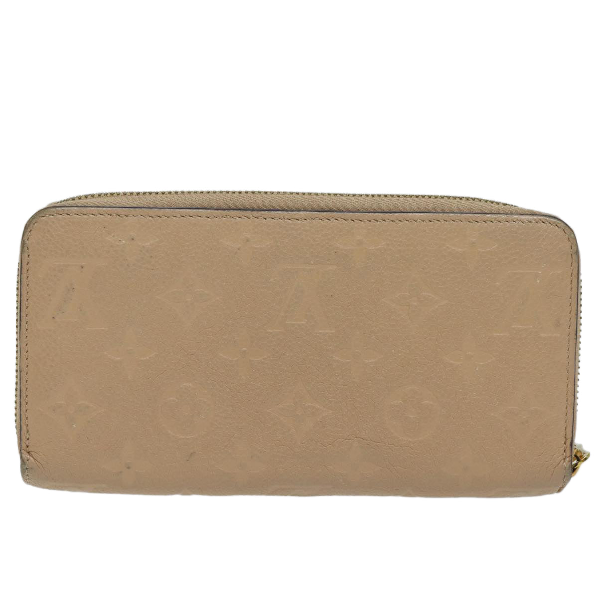 LOUIS VUITTON Monogram Empreinte Zippy Wallet Tour Rail M69034 LV Auth yk11986