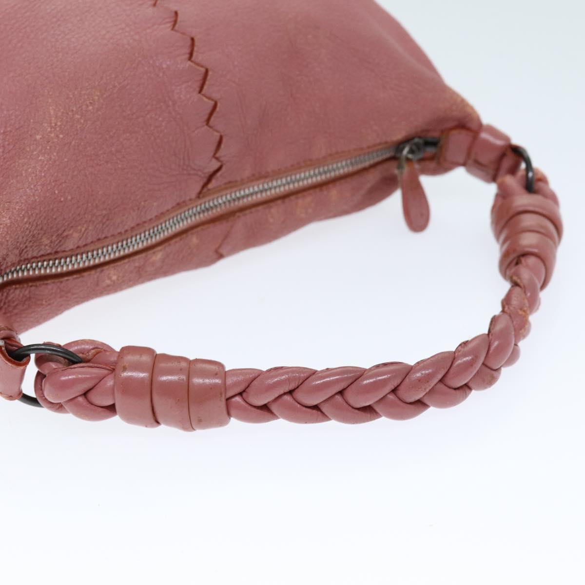 BOTTEGA VENETA Hand Bag Leather Pink Auth yk12255