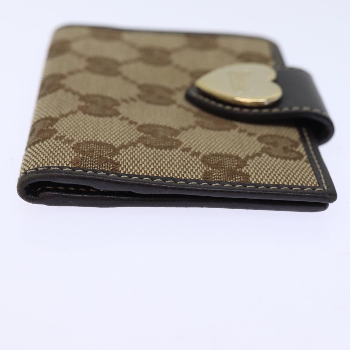 GUCCI GG Canvas Pass Case Beige 224261 Auth yk12334