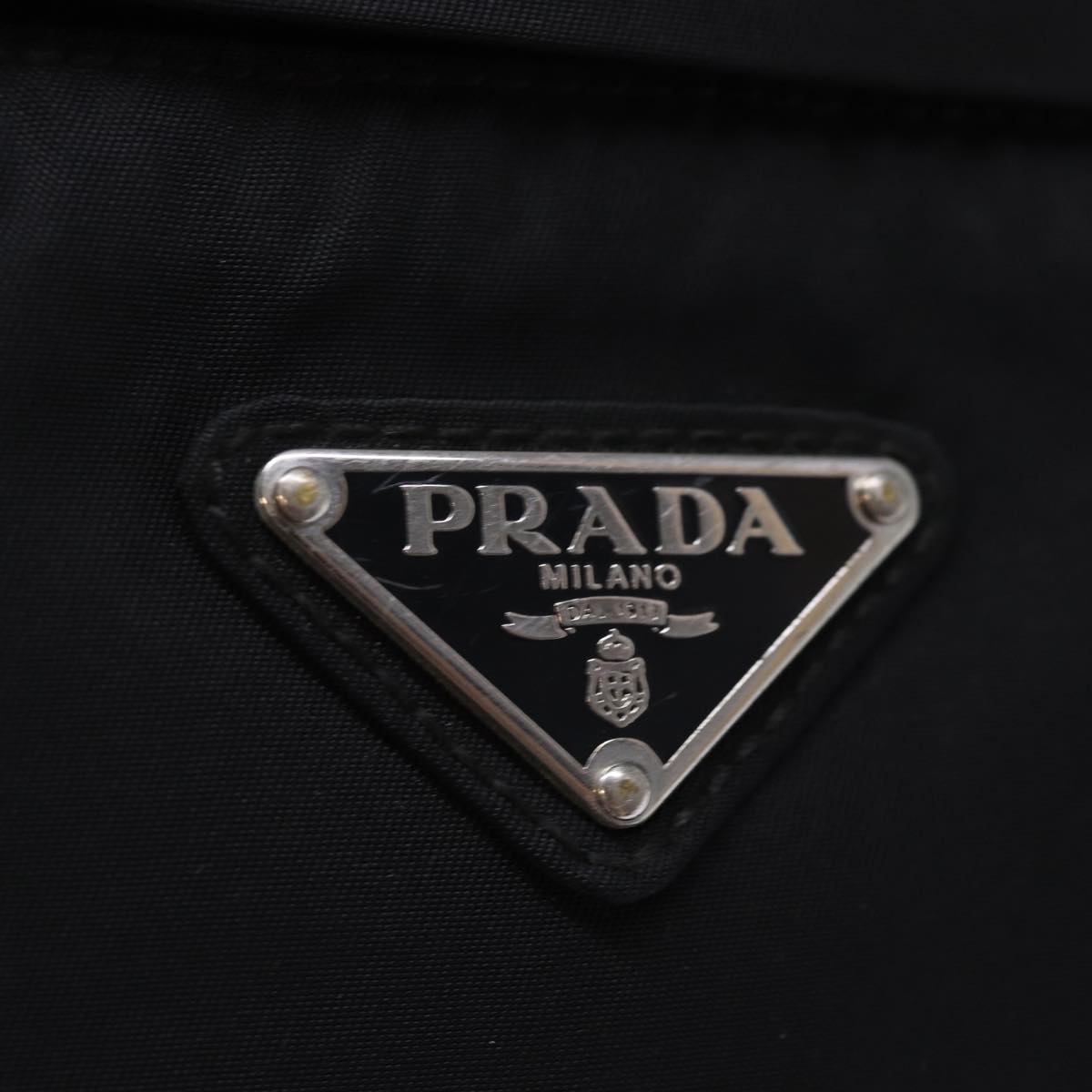 PRADA Body Bag Nylon Black Auth yk12348