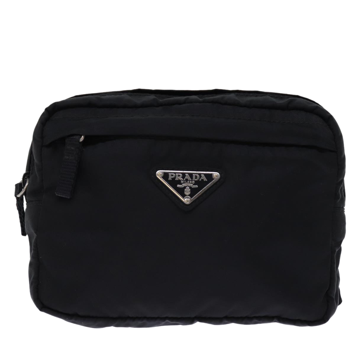 PRADA Body Bag Nylon Black Auth yk12348