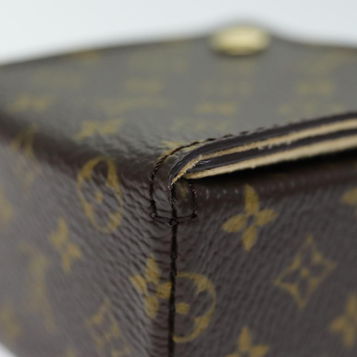 LOUIS VUITTON Monogram Jewelry Case Jewelry Box LV Auth yk12510V